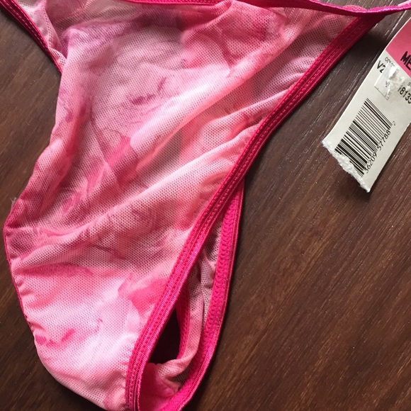 St. Eve Mesh Thong Panties - Picture 3 of 4